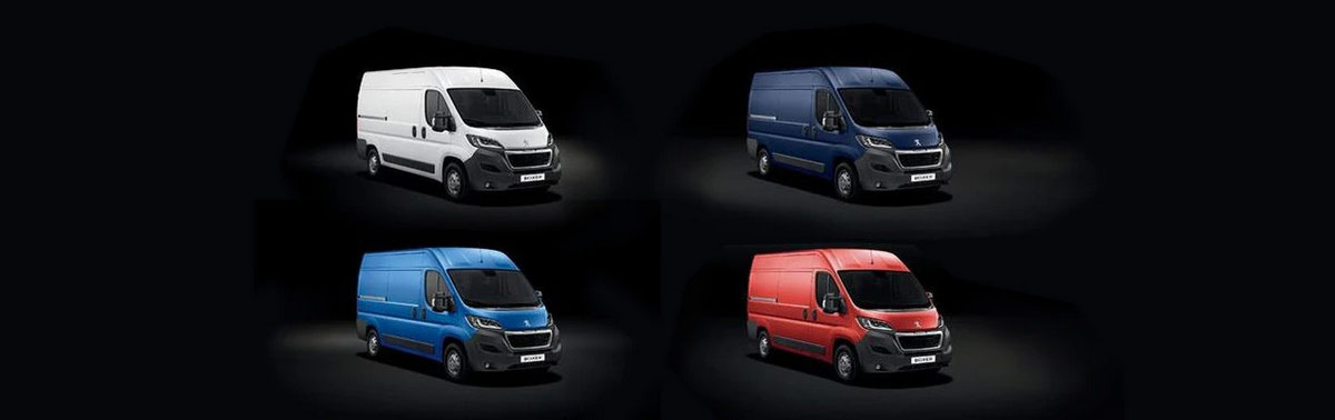 Standardní barvy karoserie Peugeot Boxer